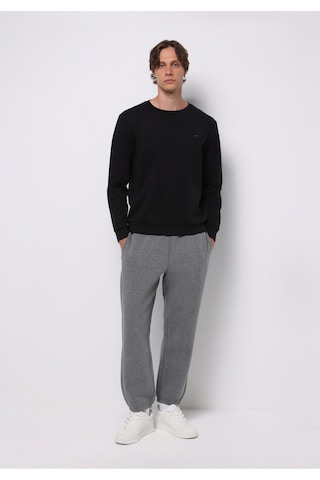 Colins Loose Fit Orta Bel Düz Erkek Antrasit Eşofman Altı Cl1077101 Q1.v2 Anm Antra Melanj