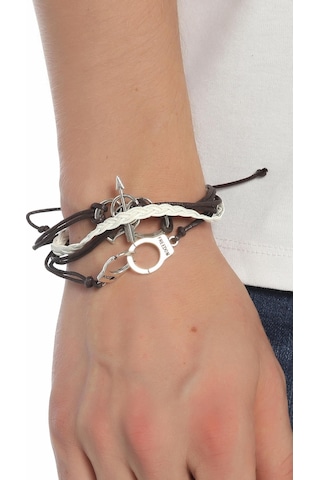 Tblk02566 Kelepçe Kalp Ok Figürlü Salaş Unisex Bileklik 2351-2570 Çok Renkli