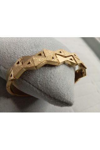 Kelebek Model Gold Renk Kelepçe Bileklik Gold