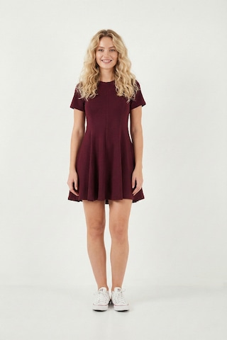Lela Bayan Elbise 5866342 Bordo Bordo