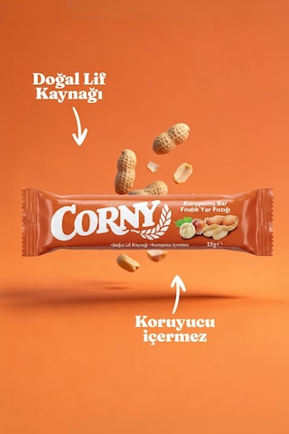 Corny Kuruyemiş Bar Fındık Yer Fıstığı X 12 Adet