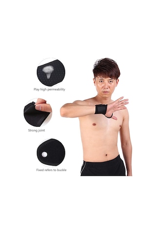 Tek Boyut-ganglion Kist Artriti İçin Bileklik Bileklik Artrit Karpal Tünel Artrit Eldiveni Nefes Alabilir Spor Bilek Desteği Sol Sağ Unisex-sol El Çok Renkli