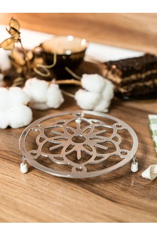 Hıtsad Yılbaşı İçin Yuvarlak 300-100 Isıya Dayanıklı Altlık 171604522 Gümüş