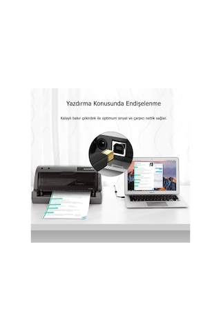 Ugreen Usb 3.0 Yazıcı Kablosu 1 Metre