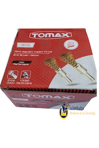 Tomax 30 Mm Pimli Saçaklı Kalem Fırça 15 Adet