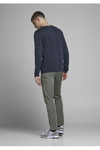 Jack & Jones Soluk Efektli Kazak-leo 12174001 Navy Blazer Mavi