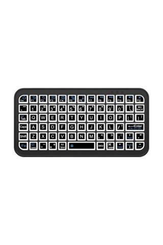 Northcity Rgb Işıklı Kablosuz Mini Klavye - 10mm İnce Gövde, Bluetooth 5.2