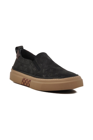 Guja Siyah Hafif Slip-on Erkek Casual Ayakkabı 25y501-6 M Siyah