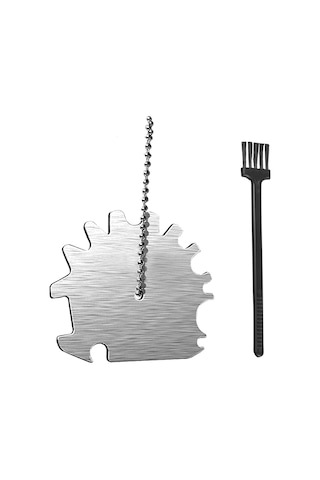 Konesam Stainless Steel Barbekü Temizleme Aleti: Tırpan Ve Fırça İle Mangal Izlerini Tamamen Kaldır Çok Renkli