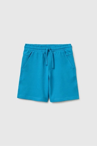 United Colors Of Benetton Erkek Çocuk Beli Lastikli Relaxed Fit Bermuda Şort Mavi 6-14 Yaş-2804