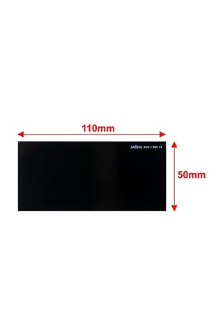 Cs-311 Kaynak Maske Camı Siyah 50x110 Mm No:11