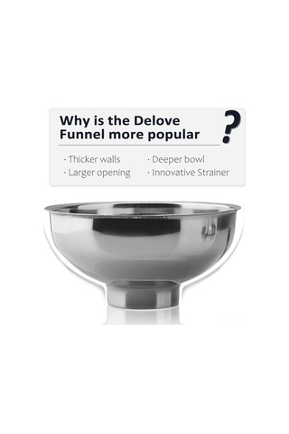 Ximistore9 3'lü Çelik Mutfak Huni Seti Filtre Dahil - Standart Ve Geniş Açık Mason Kavanozları İçin Gümüş