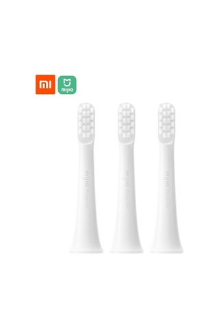 Didadodo Hallow Mijia T100 İçin Grup Diş Fırçası Kafası 3 Adet, Yeni Tasarım 11.8x5cm Çift Kişilik