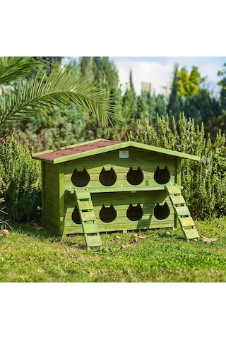 8 Yuvalı Kedi Evi Pati Emlak