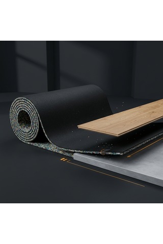 13 Mm Parke Altı Ses Yalıtımı Bariyerli Sespan