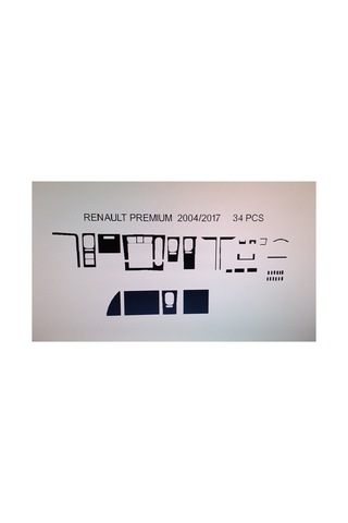 Renault Premıum 420-440 2005 34 Parça Torpido Kaplama Renk Piano Black