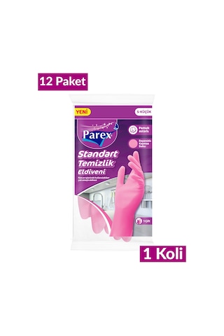 Standart Eldiven Küçük Boy 12 Paket 1 Koli
