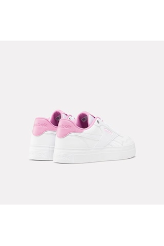 Reebok 100074333 Court Advance Bold Kadın Sneaker Ayakkabısı Beyaz Pembe Beyaz - Pembe