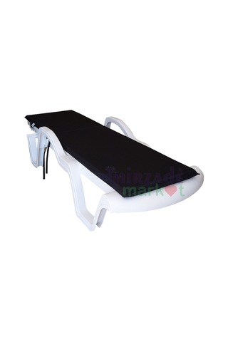 Mirzademarket Şezlong Minderi Standart Su Geçirmez Malzeme-Siyah