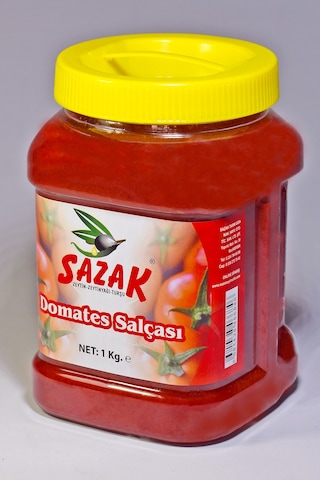 Sazak Ev Yapımı Katkısız Doğal Domates Salçası 1 KG