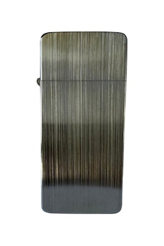 Premiumquality Fırçalı Gümüş Metal Benzinli Çakmak - Tr8670