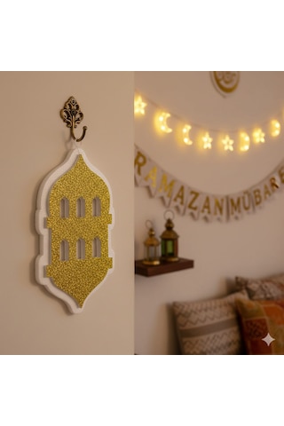 Dodomar 14,5 X 25 Cm Strafor Ramazan Feneri - Ramazan Duvar Ve Dekor Süsü Diğer