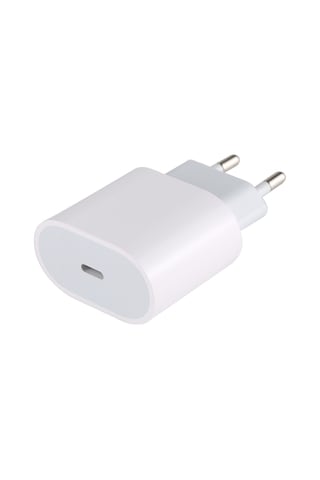 20w Tip-c / Usb-c Pd Hızlı Şarj Güç Adaptörü, Ab Fişi Beyaz Beyaz