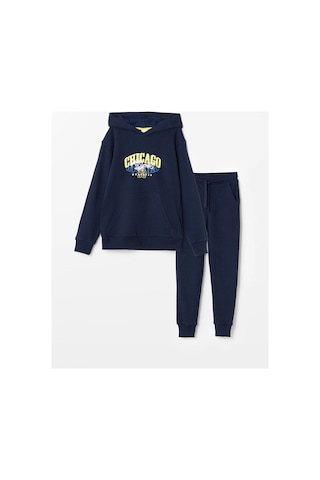 LC Waikiki Lcw Kids Kapüşonlu Erkek Çocuk Eşofman Takım New Navy