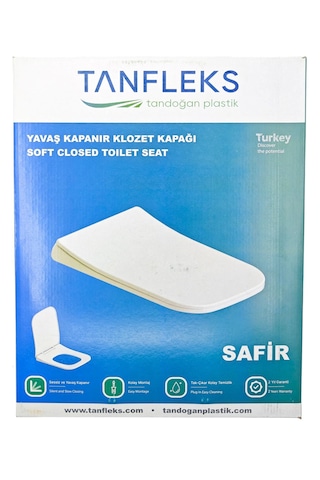 Klozet Kapağı Safir Beyaz