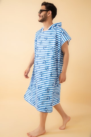 Anchor Yetişkin Sörf Panço Kapüşonlu Plaj Havlusu SM Beden