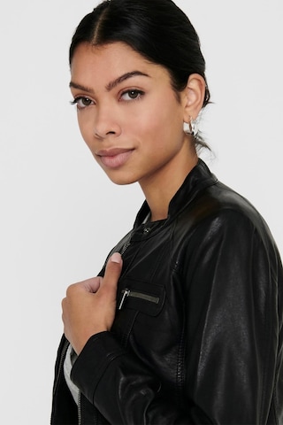 Only Kadın Siyah Deri Ceket Onlbandit Faux Leather Biker 15081400-blk 001