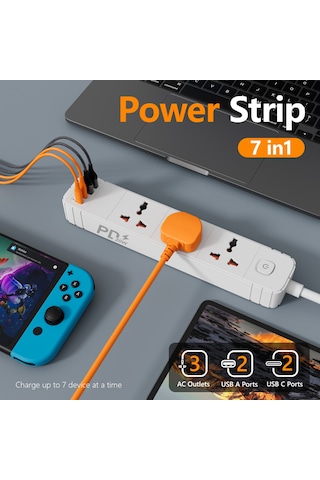 Joyjadehub Uluslararası Evrensel Priz Şeridi İngiliz Standart