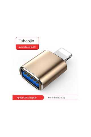 Lightning Usb Flash Sürücü Otg Adaptörü - Altın Um35489-5 Yurt Dışından