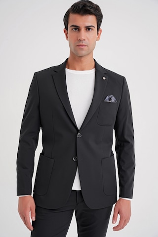 C 697 Ceket Regular Fit Siyah-1 Casual Siyah