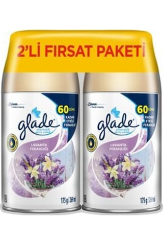 Glade Otomatik Sprey Yedek Lavanta Ferahlığı 2 x 269 ML Glade Otomatik Sprey Yedek Lavanta Ferahlığı 2 x 269 ML