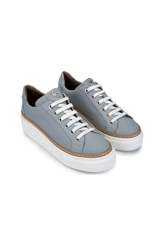 Tamer Tanca Kadın Hakiki Deri Gri Sneakers & Spor Ayakkabı 1116 5022-09 Bn Ayk Sk25-26 Grı Fltr