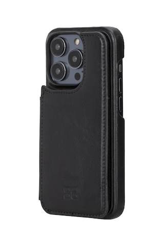 Bouletta Apple Uyumlu iPhone 14 Pro Max Deri Kılıf UBW RST1