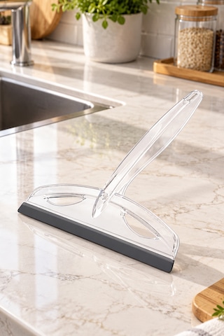 Şeffaf Camsil - Su Çekici Cam Çek - Ekstra Güçlü Silikon Suyu Tutan - Tezgah Çek Çek - 20cm Genişlik Çok Renkli