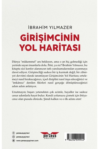 Girişimcinin Yol Haritası - İbrahim Yılmazer - Perseus Yayınevi