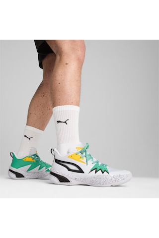 Puma Genetics Speckle Erkek Basketbol Ayakkabısı C-pum310405e10p01 Beyaz
