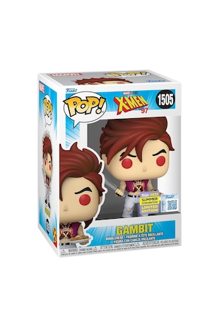 Funko Pop X-men '97 Gambit 2025 Summer Convention Limited Edition