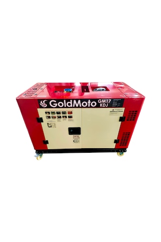 Goldmoto GM17KTDJ 17KVA Trifaze Marşlı Kabinli Dizel Jeneratör