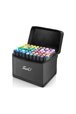 Globalımportstore Touch Art 2yön Marker Kalem Seti 60 Adet