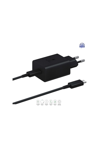 Samsung Galaxy A73 Uyumlu Type-c Ultra Hızlı Şarj Cihazı 45w 3.0 Amper Şarj Seti