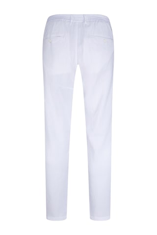 Hatemoğlu Beyaz Regular Fit Yandan Cepli 100% Pamuk Jogger Pantolon