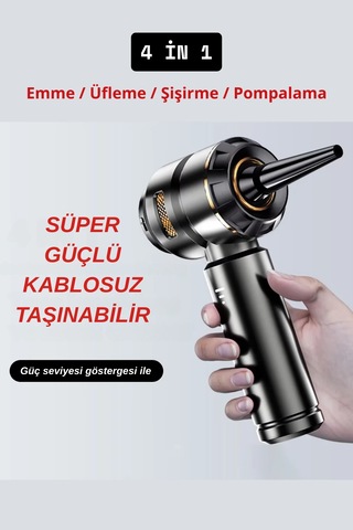 St-6659 Plus 16000pa Yüksek Emiş Üfleme Güçlü Kablosuz Süpürge