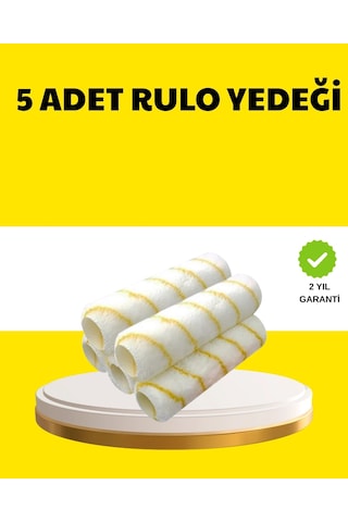 Hubrendy Kargo 5 Li İnce İşçilik Boya Rulo Seti Pürüzsüz Ve Eşit Kaplama