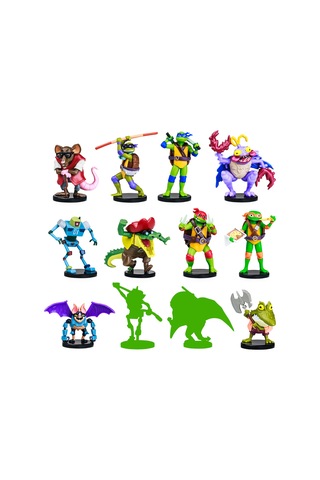 Tmnt Figürlü Kalem Başlığı 12'li Paket Model 2 Nt2080