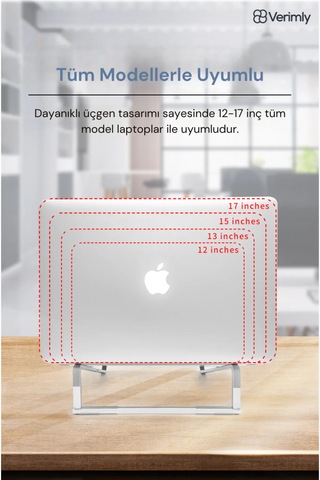 Tuneex Verimly Ultra Hafif Katlanır Tüm Modellerle Uyumlu Laptop