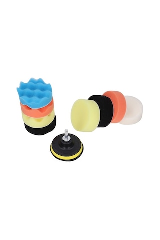 Besthome1 3 İnç Araba Cilalama Seti: Köpük Ve Yün Pedler, Parlatma, Cilalama Ve Koruma